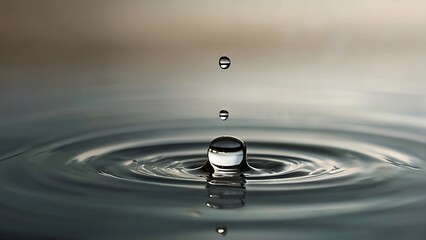 A drop of water - Generative AI