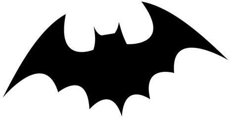 silhouette bat transparent background
