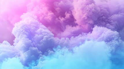 Fototapeta premium Pink party fog. Isolated blue, teal, purple , aqua smoke cloud or think cloud. 3D special effects fog clouds graphic 