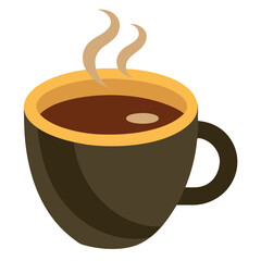 Coffee cup logo icon vector illustration.
