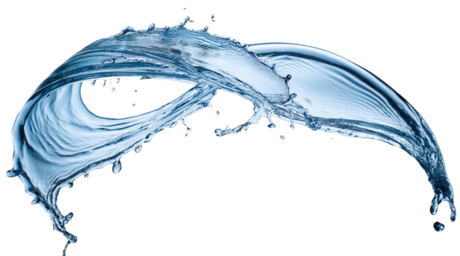 A dynamic splash of water captured in motion, showcasing the beauty and fluidity of nature's most essential element.