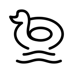 Rubber Ring Icon Vector Symbol Design Illustration