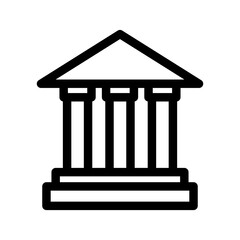 White House Icon Vector Symbol Design Illustration