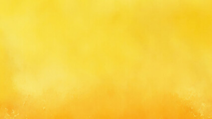 Yellow orange background with texture and distressed vintage grunge and watercolor paint stains backdrop