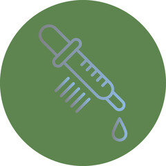 Medical Dropper icon Design