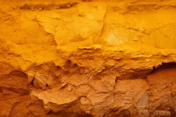 Fototapeta premium Processed collage of orange canyon soil material texture. Background for banner, backdrop