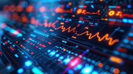 Fototapeta premium abstract background of medical cardiogram of the heart.