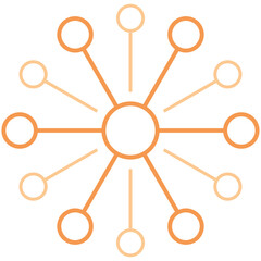 the connection of business team, the network of internet, web connected with the dot, the social media sign for communication