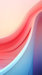 Digital technology rainbow color curve abstract graphic poster background with generative