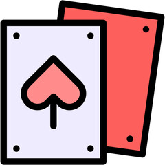 Vector Icon Poker Game, Poker, Card, Black Jack, Casino