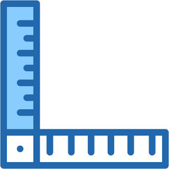 Vector Icon Ruler, Measuring, Geometry, Construction Tools, Carpentry Tools