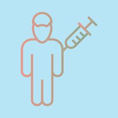 Vaccine icon Design