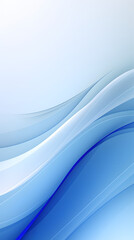 Digital technology blue and white curve lines abstract graphic poster background with generative