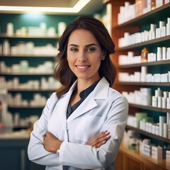 chemist at work, AI generated