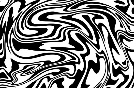 Black and white painted pattern