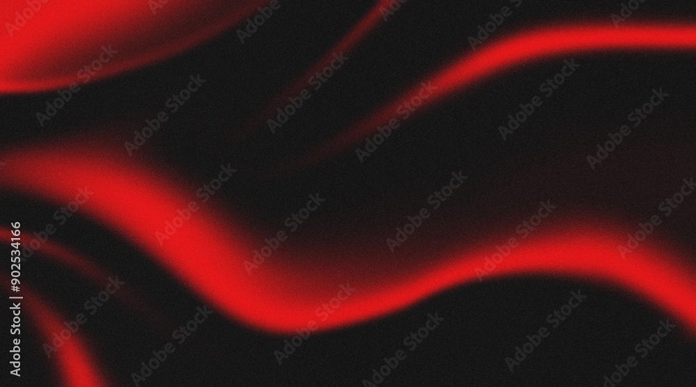 Fototapete abstract black and red waves for backgrounds chromatic flow abstract waves
