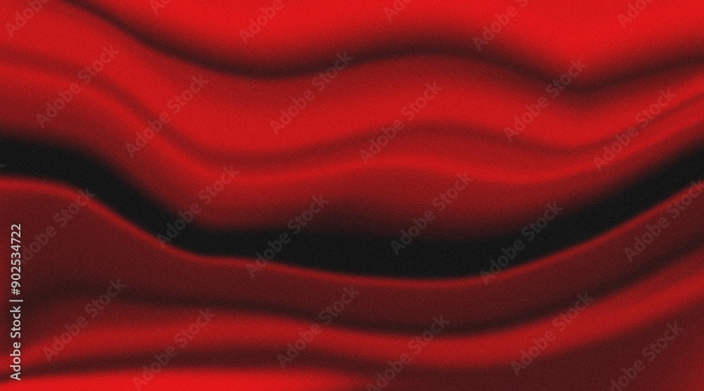Fototapete abstract black and red waves for backgrounds chromatic flow abstract waves