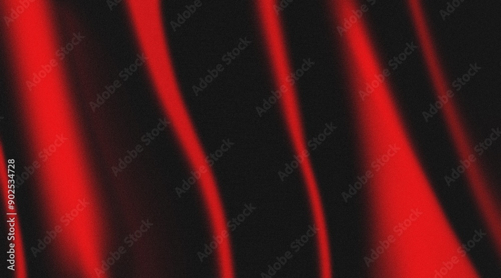 Fototapete abstract black and red waves for backgrounds chromatic flow abstract waves