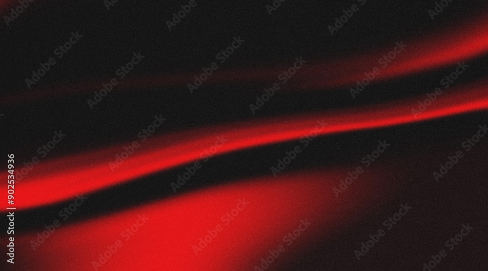 Fototapete abstract black and red waves for backgrounds chromatic flow abstract waves