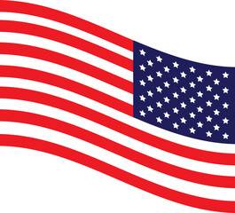 United States of America (USA) flag vector