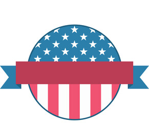 United States of America (USA) flag vector