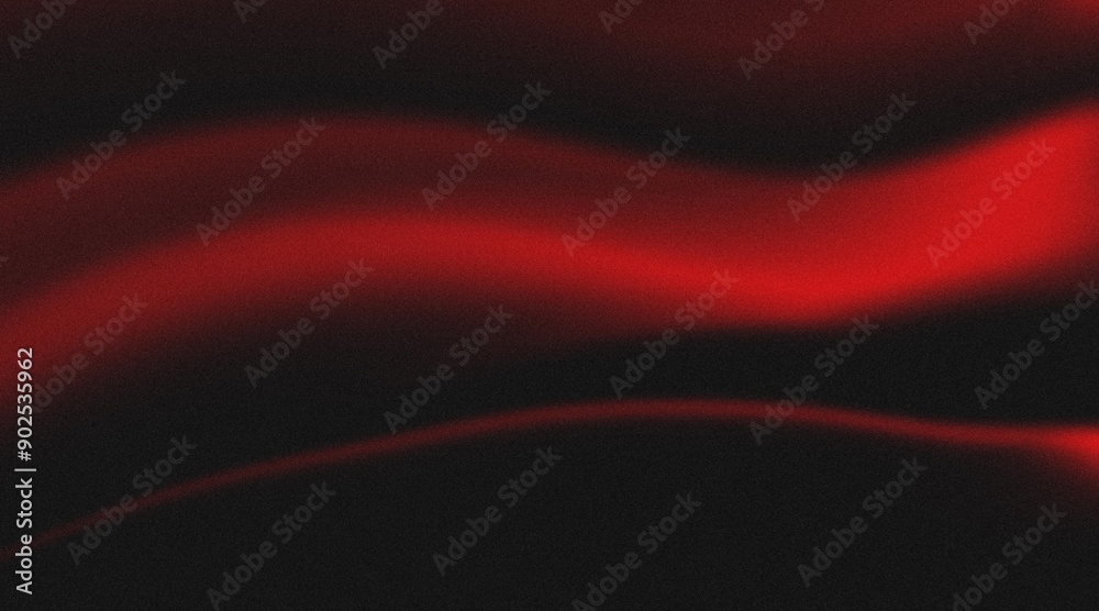 Fototapete abstract black and red waves for backgrounds chromatic flow abstract waves