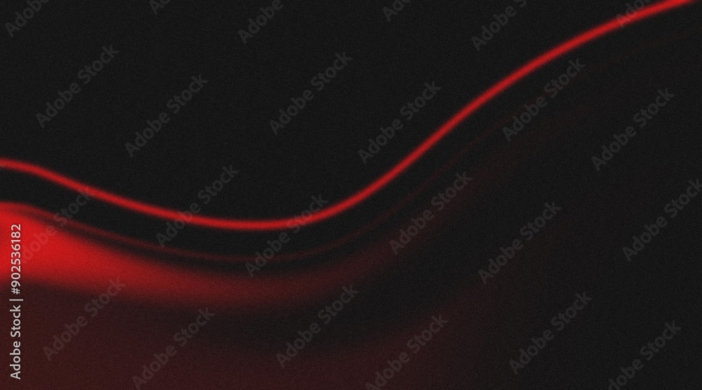 Fototapete abstract black and red waves for backgrounds chromatic flow abstract waves