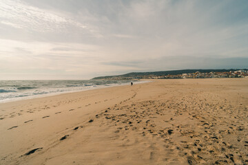 Figueira da Foz, Portugal - July 7, 2024 Claridade Beach and Oasis Figueira in Buarcos