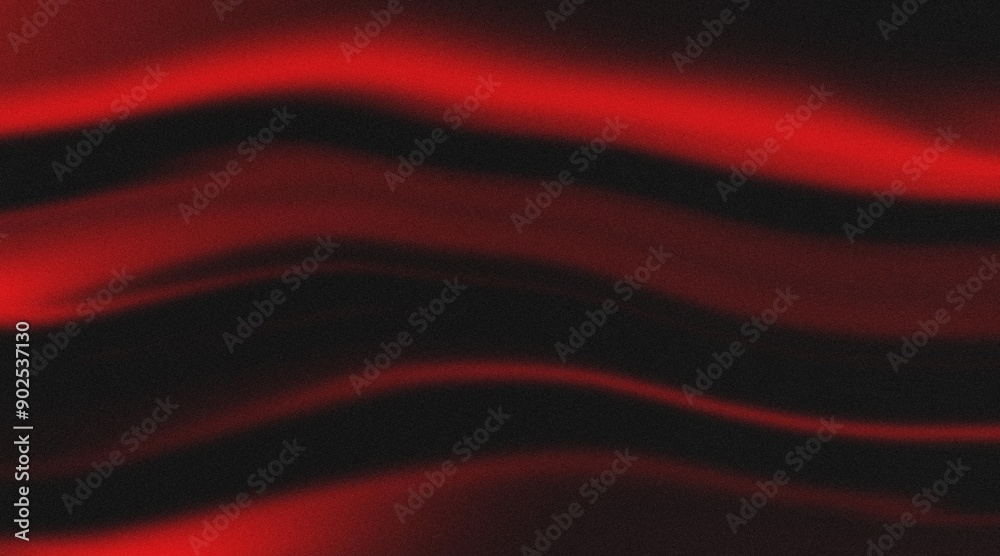Fototapete abstract black and red waves for backgrounds chromatic flow abstract waves