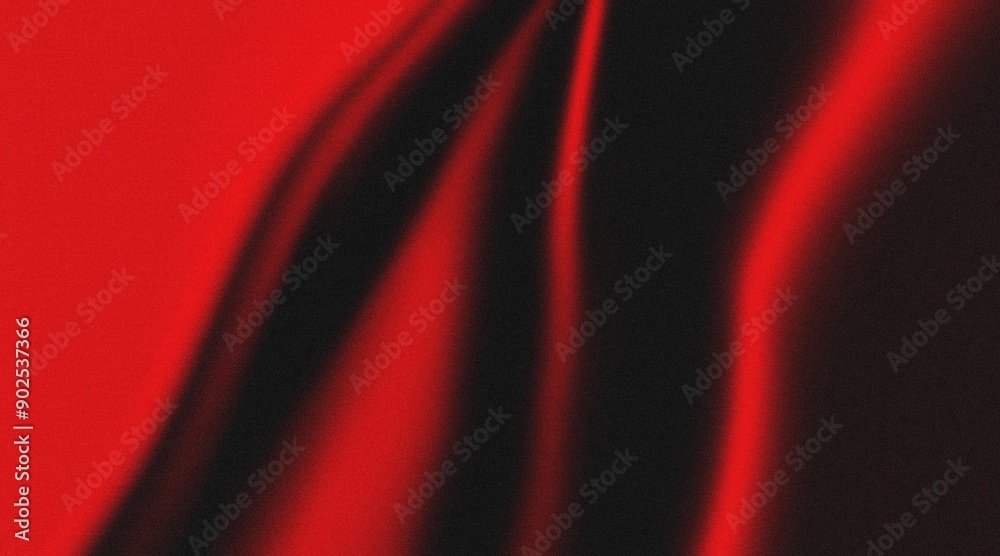 Fototapete abstract black and red waves for backgrounds chromatic flow abstract waves