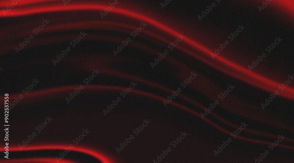Fototapete abstract black and red waves for backgrounds chromatic flow abstract waves