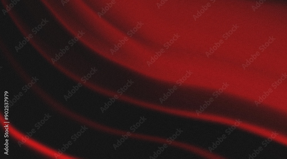 Fototapete abstract black and red waves for backgrounds chromatic flow abstract waves