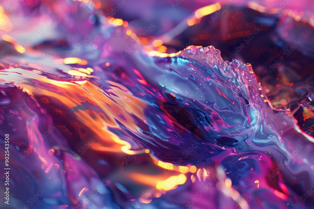 Poster a close-up view of a liquid substance, suitable for use in science or medical contexts
