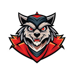 Obraz premium animals head mascot Gaming logo vector illustration