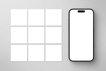 Phone Story & Post Instagram Mokcup