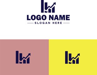 Obraz premium Management consulting icon Strategy consulting Management advisory Business consultancy flat logo sign symbol editable vector