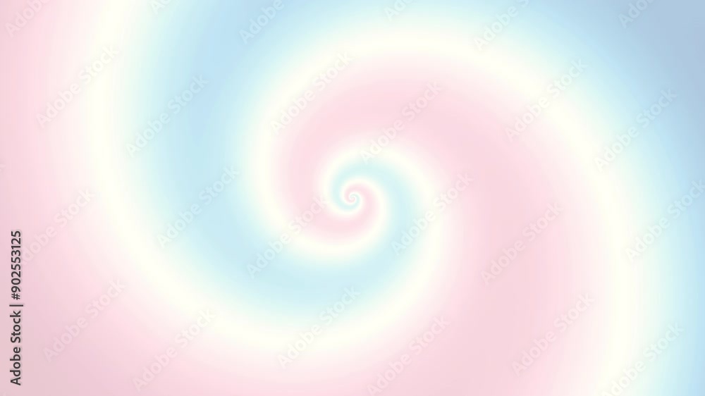 Aufkleber Endless abstract spiral. Seamless looping footage 4k. Abstract loop background