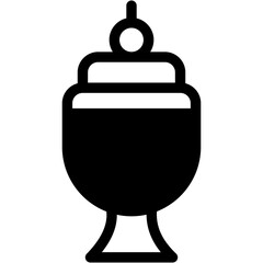 Vector Icon Sabayon, Italian Food, Dessert, Sweat, Food And Restaurant