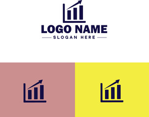 Fototapeta premium Management consulting icon Strategy consulting Management advisory Business consultancy flat logo sign symbol editable vector