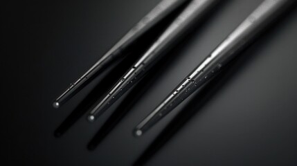 A pair of chopsticks placed on a table, ready for use