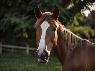 Fototapeta premium portrait of a horse