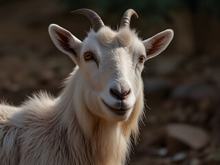 Fototapeta premium portrait of a goat