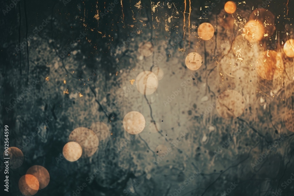 Aufkleber A group of lights with varying brightness and colors