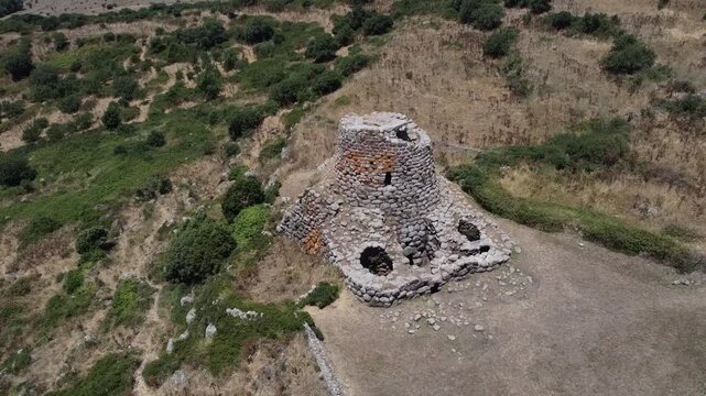 ascending flight - Nuraghe of St. Barbara in Macomer, Sardinia
