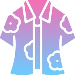 Hawaiian shirt icon