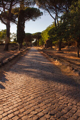 ancient roman road of appian way