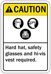 Construction site safety sign