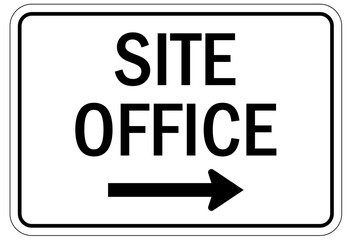 Construction site safety sign