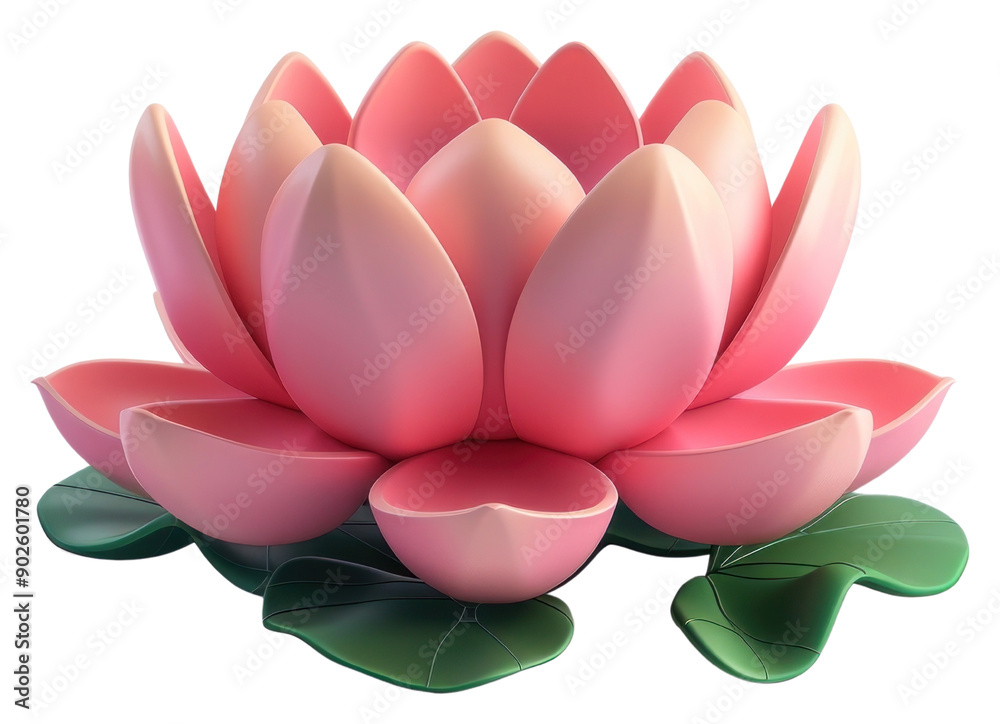 Canvas Prints png elegant pink lotus flower illustration