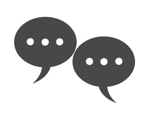 Speech bubble vector illustration